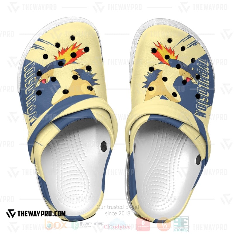 BEST Pokemon Anime Typhlosion Custom Clogs Shoes 3 Anime Pokemon Typhlosion Custom Classic Clogs 1 2