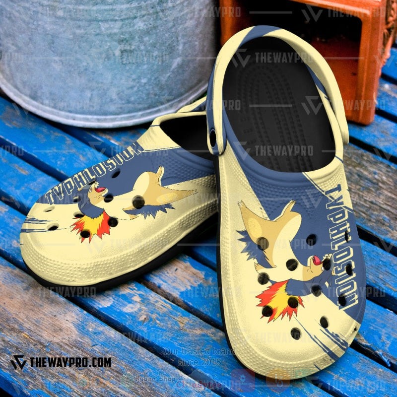BEST Pokemon Anime Typhlosion Custom Clogs Shoes 4 Anime Pokemon Typhlosion Custom Classic Clogs 1 2 3