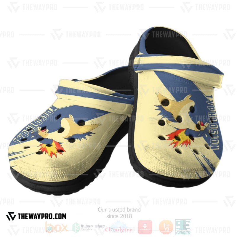BEST Pokemon Anime Typhlosion Custom Clogs Shoes 5 Anime Pokemon Typhlosion Custom Classic Clogs 1 2 3 4