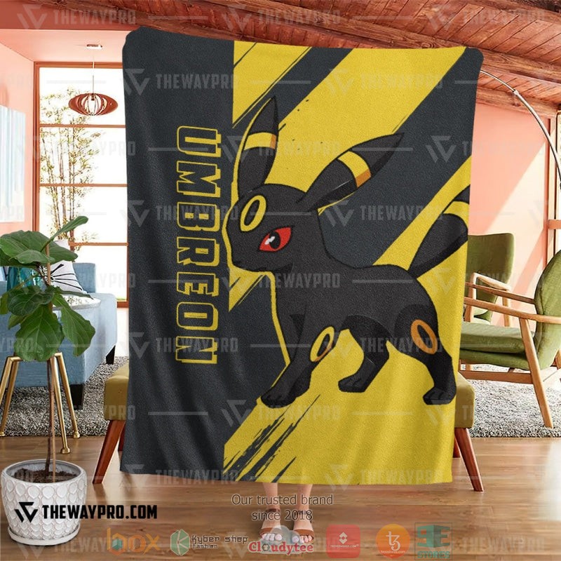 NEW Pokemon Umbreon Blanket 4 Anime Pokemon Umbreon Soft Blanket 1 2 3