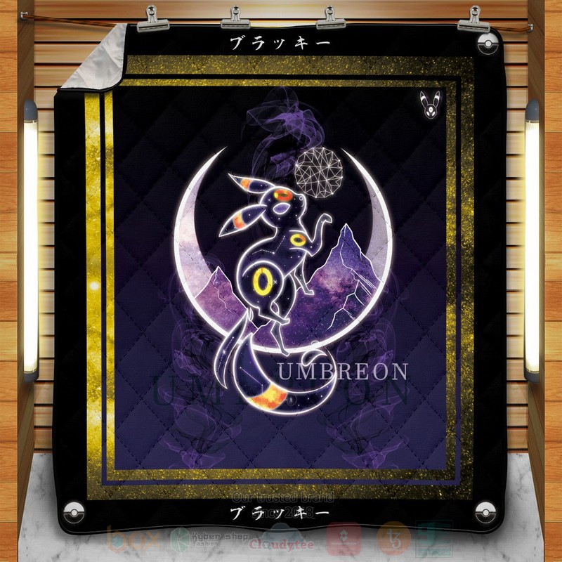Anime Pokemon Umbreon Spirit Quilt