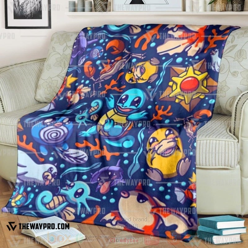 Anime Pokemon Water Blanket
