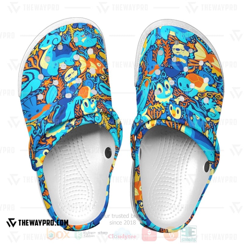 Anime Pokemon Water Custom Clogs 1