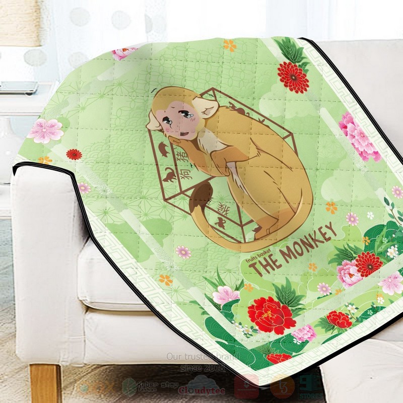 BEST Anime Ritsu The Monkey Quilted Fabric 3 Anime Ritsu The Monkey Quilt 1 2