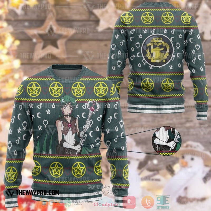 Anime Sailor Moon Pluto Christmas Sweater