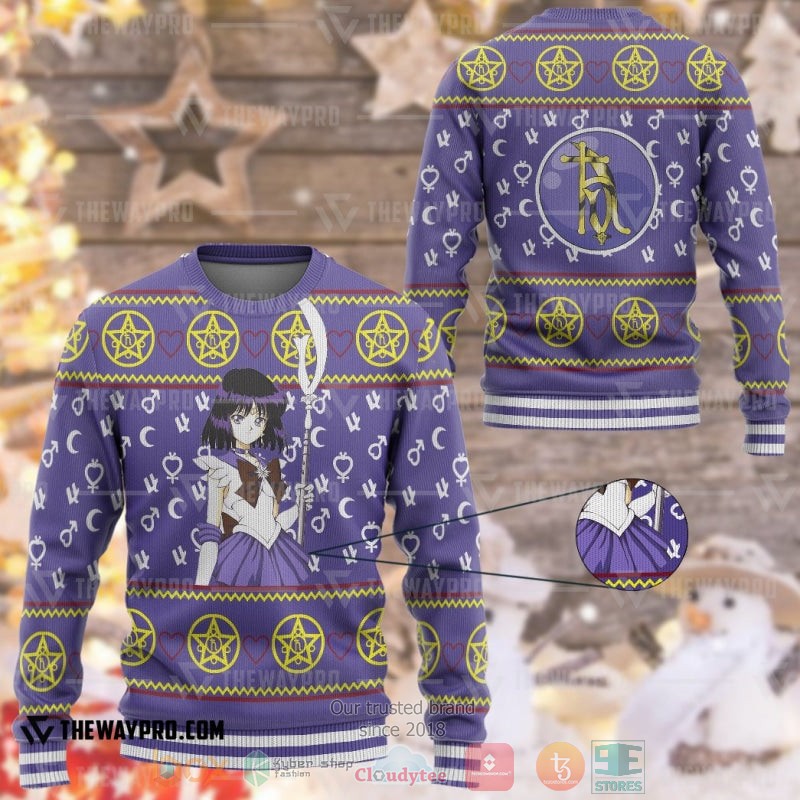 Anime Sailor Moon Saturn Christmas Sweater