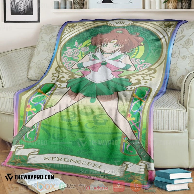 Anime Sailor Moon Strength Soft Blanket