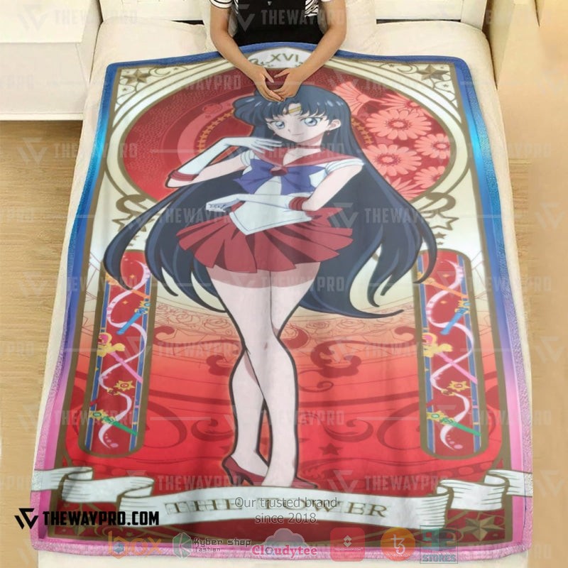 Anime Sailor Moon The Chariot Soft Blanket 1