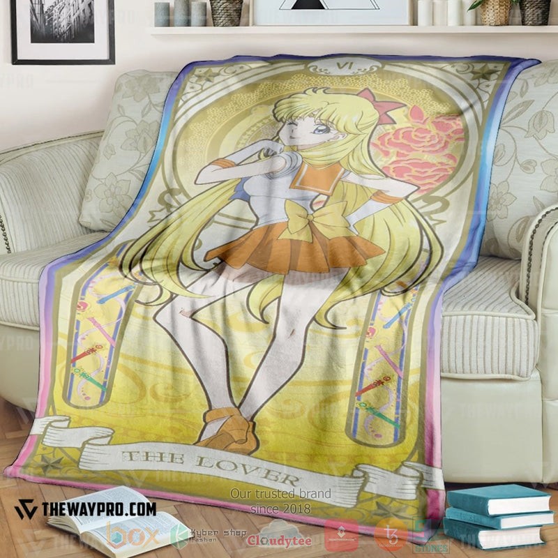 Anime Sailor Moon The Hermit Soft Blanket