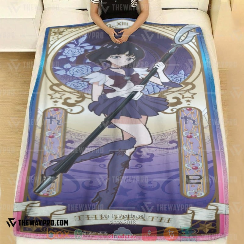 Anime Sailor Moon Wheel Of Fortune Soft Blanket 1