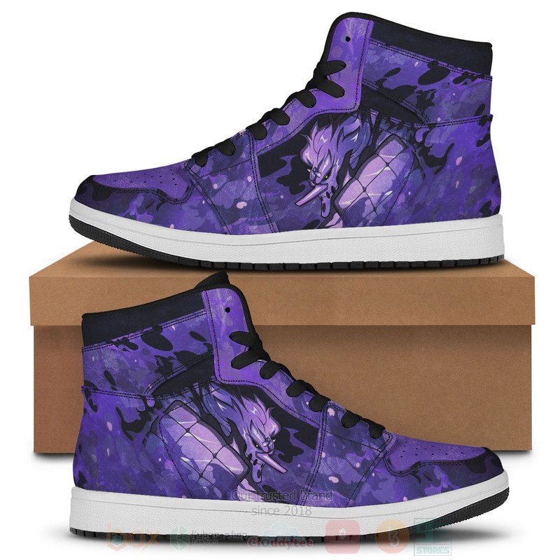 Anime Sasuke beast Air Jordan High Top Shoes