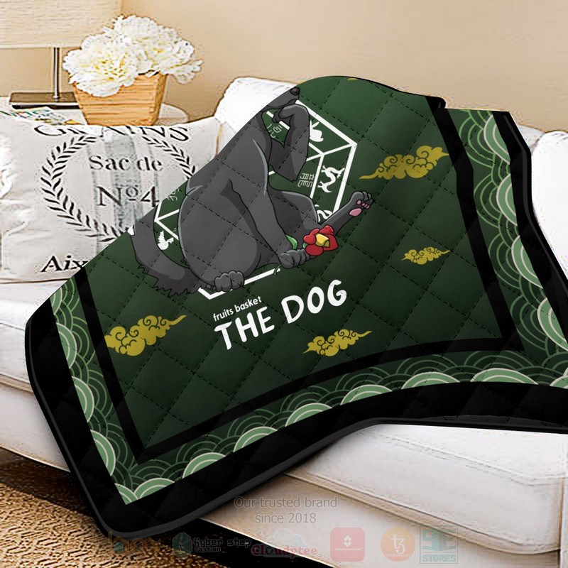 BEST Anime Shigure the Dog Quilted Fabric 2 Anime Shigure the Dog Quilt 1