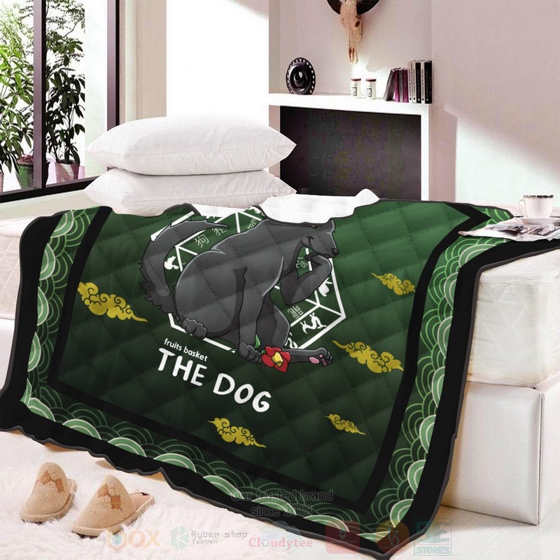 BEST Anime Shigure the Dog Quilted Fabric 5 Anime Shigure the Dog Quilt 1 2 3 4