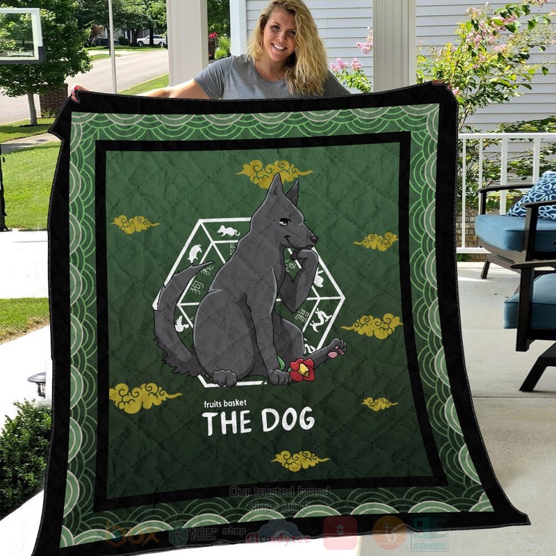 BEST Anime Shigure the Dog Quilted Fabric 6 Anime Shigure the Dog Quilt 1 2 3 4 5