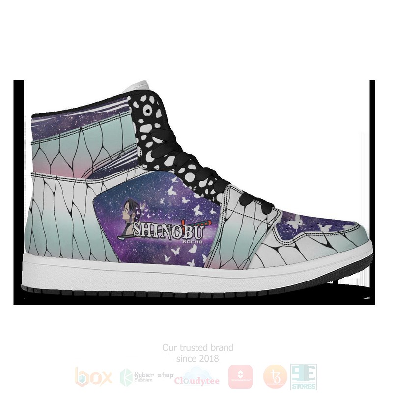 Anime Shinobu Butterfly Air Jordan High Top Shoes 1