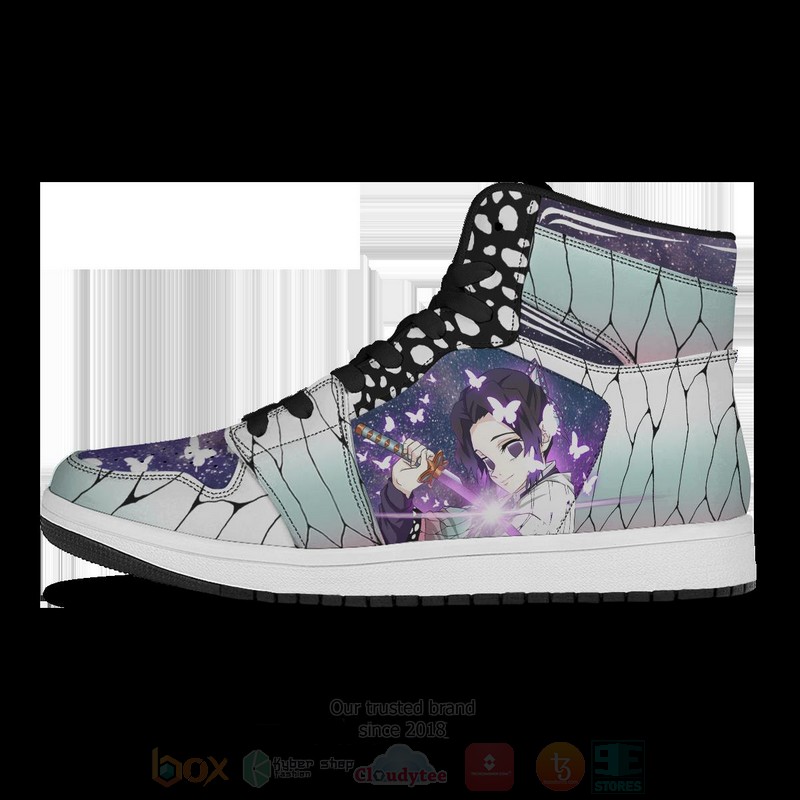 BEST Anime Shinobu Butterfly Air Jordan 1 Retro High 3 Anime Shinobu Butterfly Air Jordan High Top Shoes 1 2