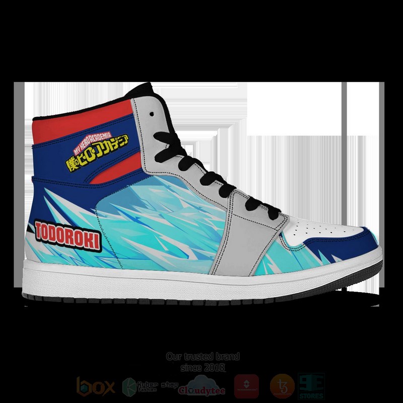 Anime Shoto Hot Cold Air Jordan High Top Shoes 1