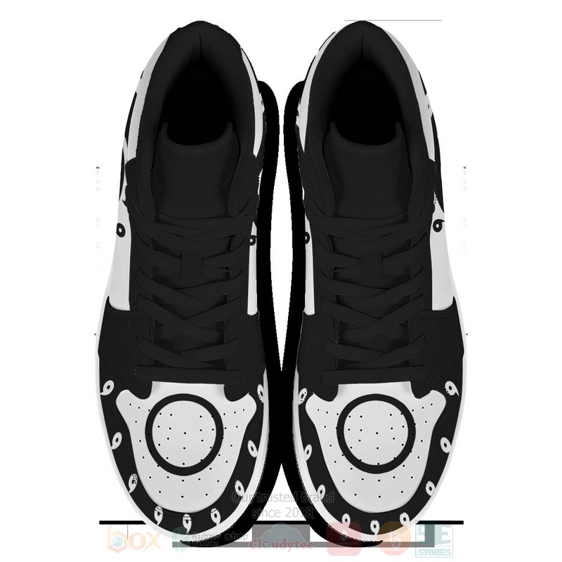 Anime Six Paths White Air Jordan High Top Shoes 1 2 3 4 5