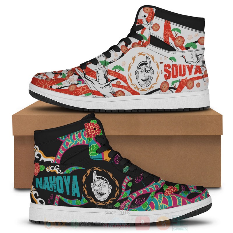 Anime Souya x Nahoya Air Jordan High Top Shoes