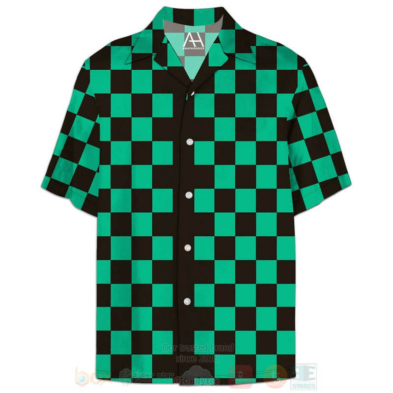 BEST Anime Tanjiro Kimono All Over Print Hawaiian Shirt 5 Anime Tanjiro Kimono Hawaiian Shirt