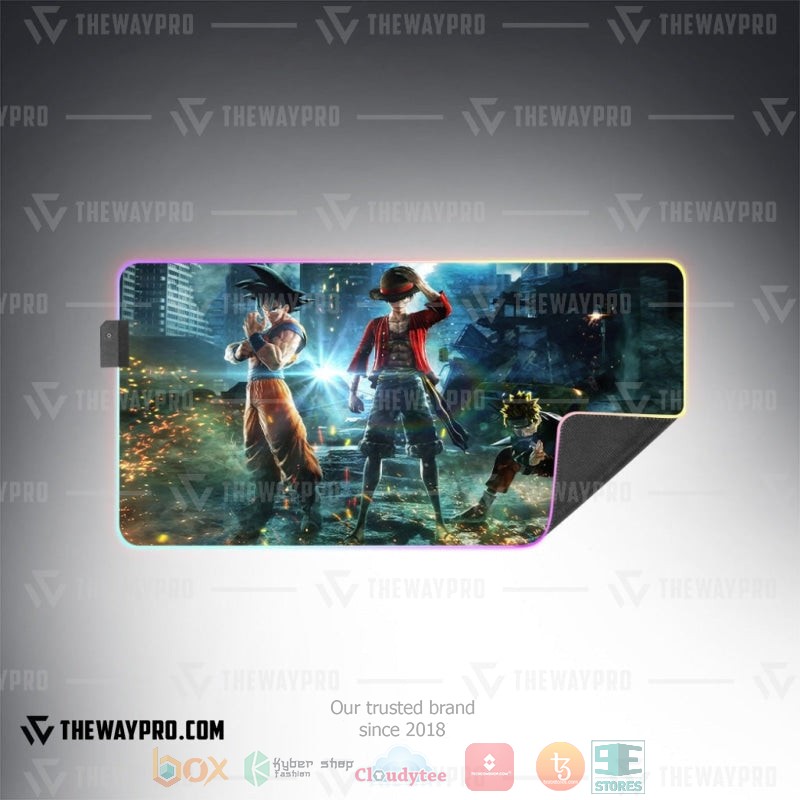Anime The Strongests Led Mousepad 1
