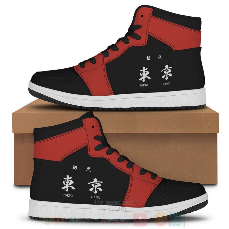 Anime Tokyo Gang Air Jordan High Top Shoes
