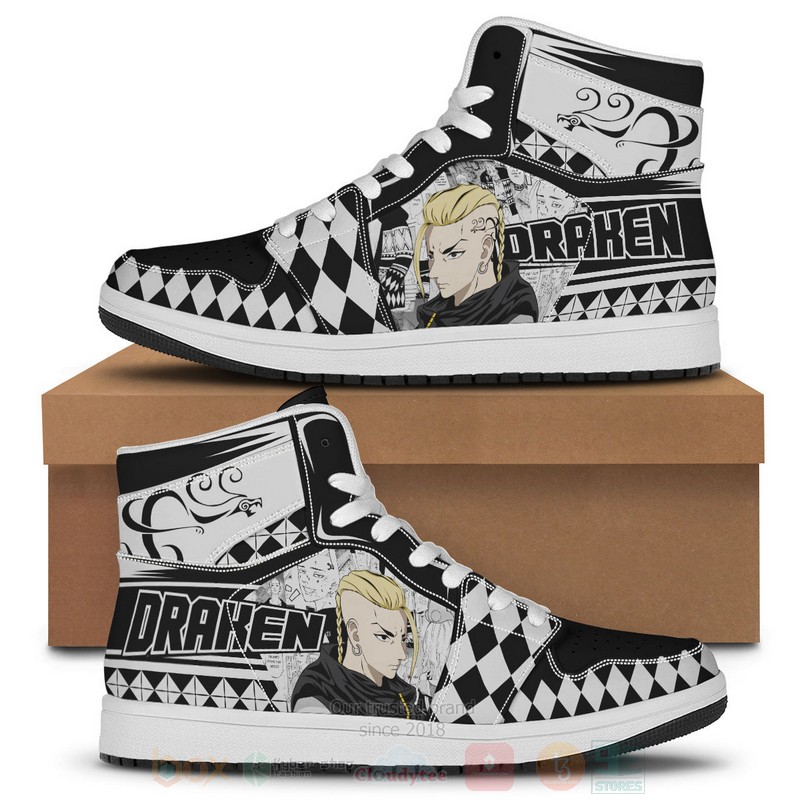 Anime Tokyo Gang Draken Air Jordan High Top Shoes