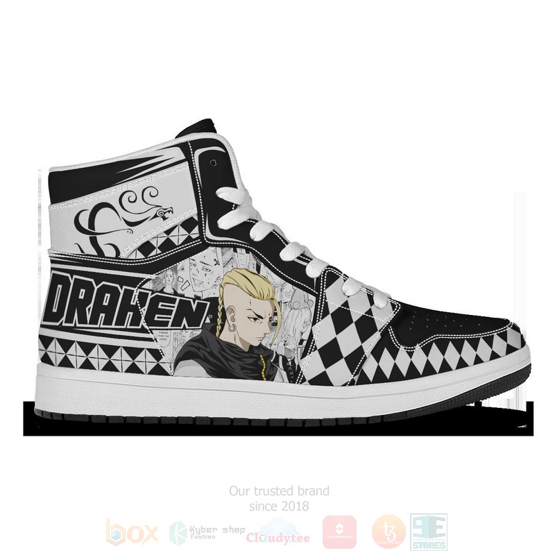 Anime Tokyo Gang Draken Air Jordan High Top Shoes 1