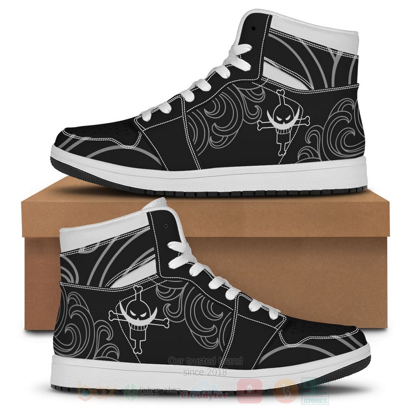 Anime Whitebeard Air Jordan High Top Shoes
