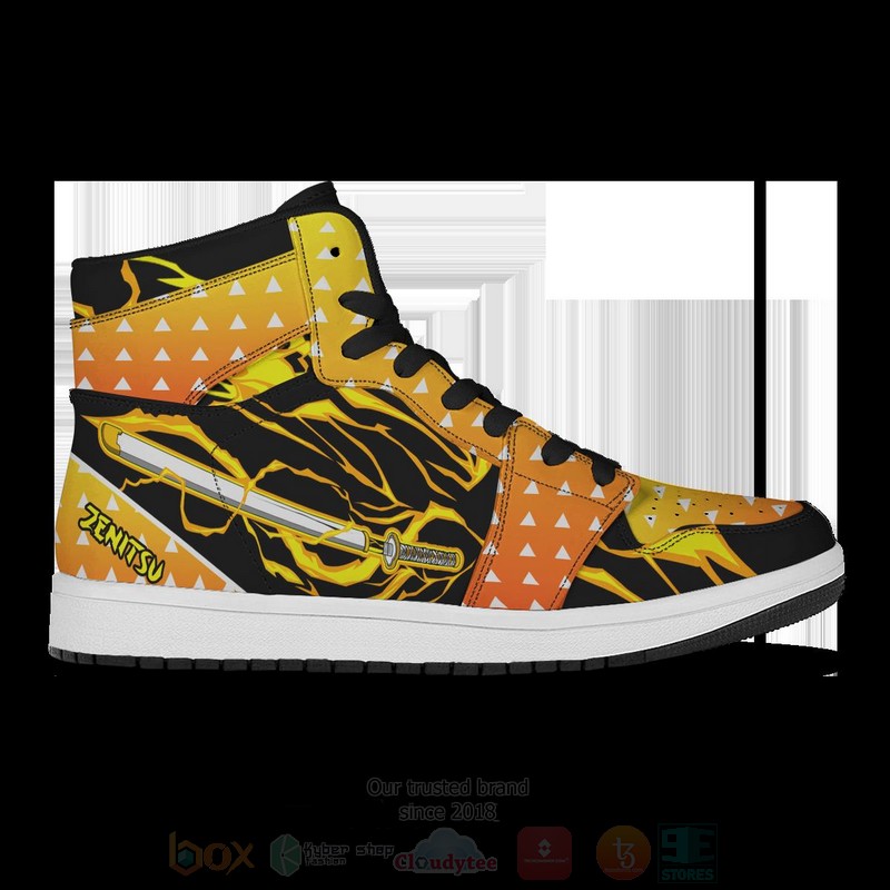 Anime Zenitzu Sword Style Air Jordan High Top Shoes 1