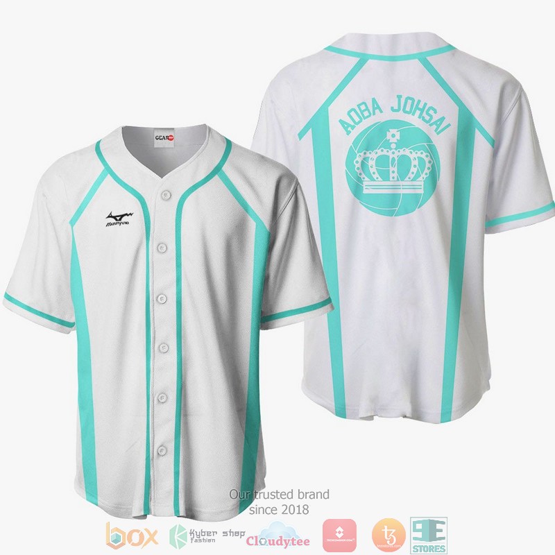 Aoba Johsai Haikyuu Baseball Jersey Shirt 7 Aoba Johsai Haikyuu Baseball Jersey Shirt