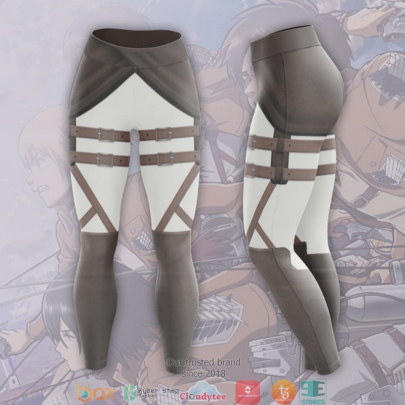 Aot Scout Regiment Leggings 3 Aot Scout Regiment Leggings 1 2