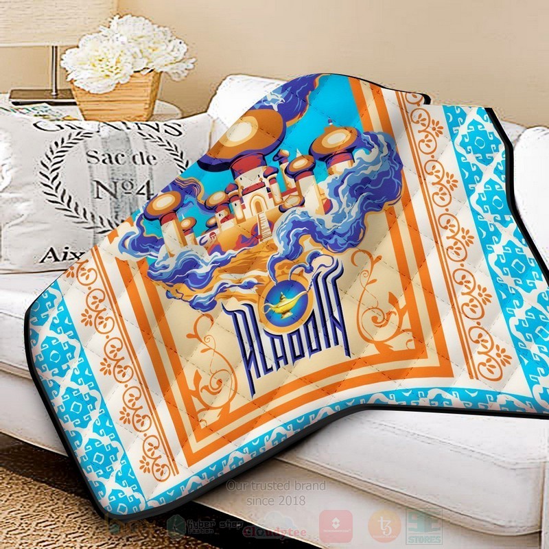 BEST Arabian Nights Cartoon Quilted Fabric 2 Arabian Nights Cartoon Quilt 1