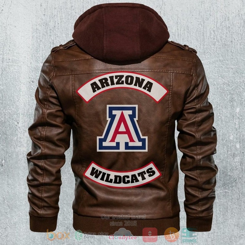 BEST NCAA Arizona Wildcats Football Leather Jacket 4 Arizona Wildcats NCAA Football Leather Jacket 1 2 3