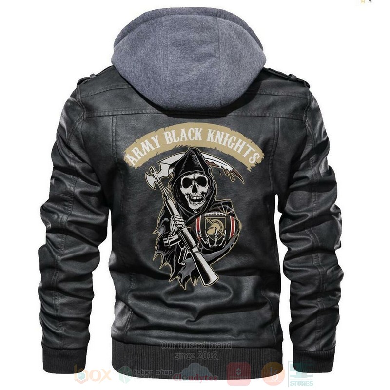 Army Black Knights NCAA Football Sons of Anarchy Blacks Leather Jacket