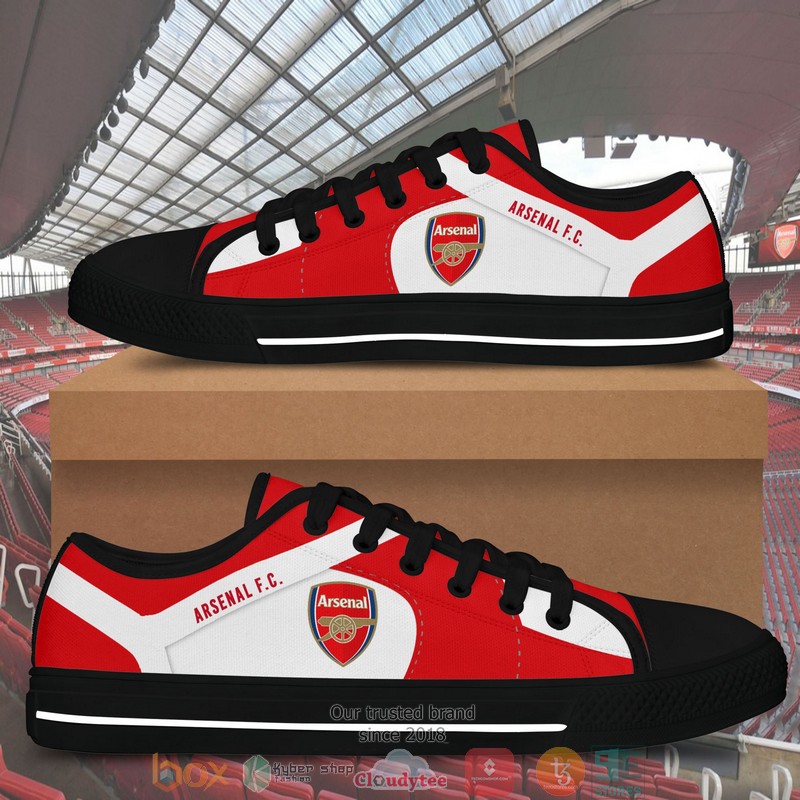 Arsenal F C Canvas low top shoes