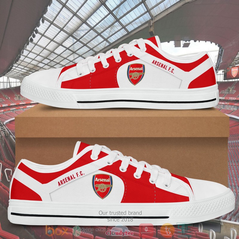 Arsenal F C Canvas low top shoes 1