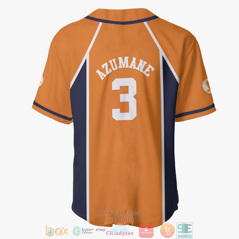 Asahi Azumane Haikyuu Baseball Jersey Shirt 3 Asahi Azumane Haikyuu Baseball Jersey Shirt 1 2