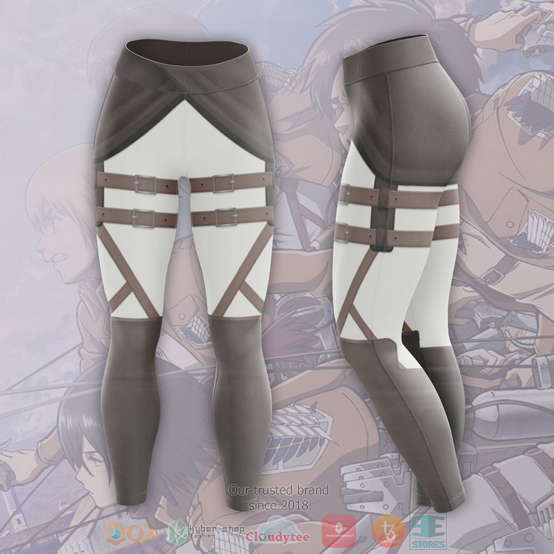 Attack On Titan Scout Regiment Unisex Leggings 1