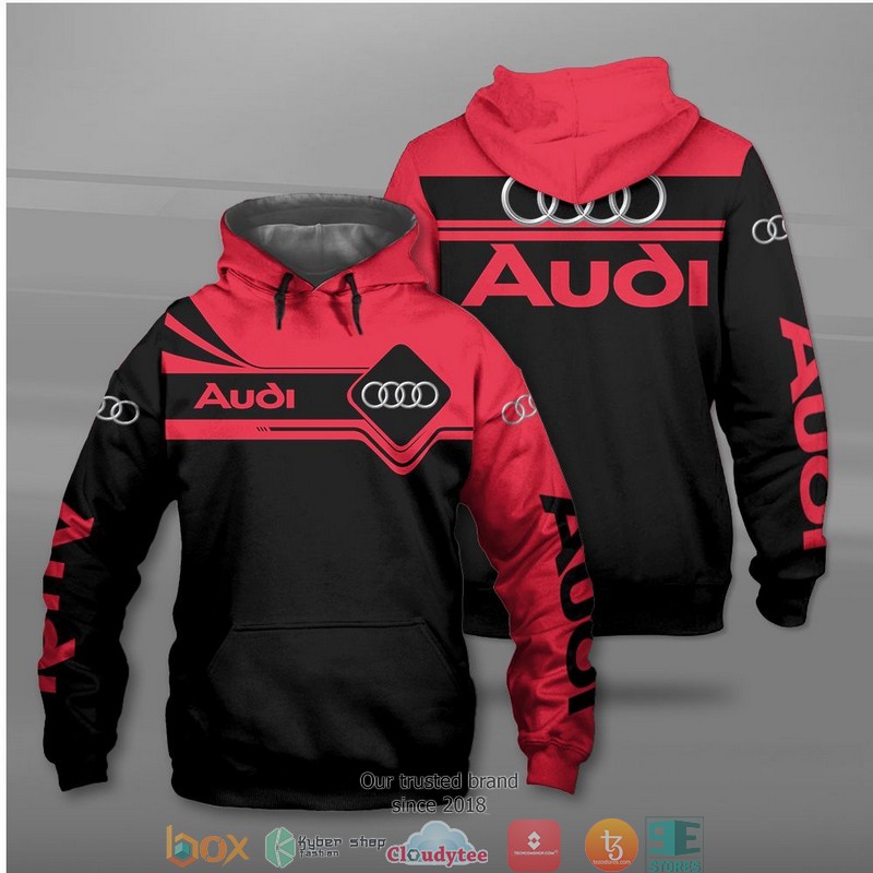 Audi Black Red Car Motor 3D Shirt, Hoodie 2 Audi Black Red Car Motor 3D Shirt Hoodie 1