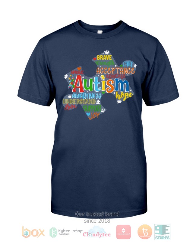 HOT Autism Awareness Acceptance Understand Brave hoodie, shirt 6 Autism Awareness Acceptance Understand Brave Shirt Hoodie 1 2 3 4 5