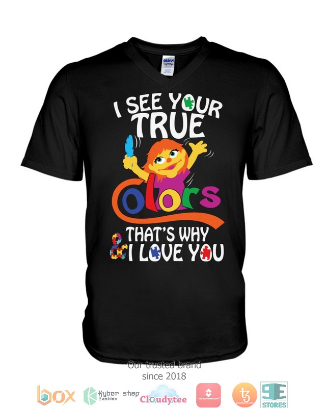 Autism Awareness I See Your True Color Shirt Hoodie 1