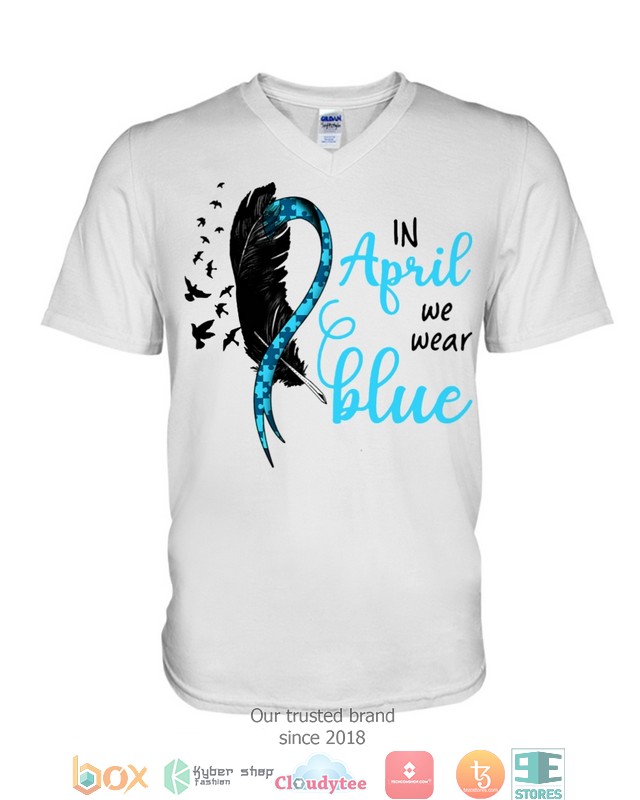 Autism Awareness In April We Were Blue Bird Shirt Hoodie 1
