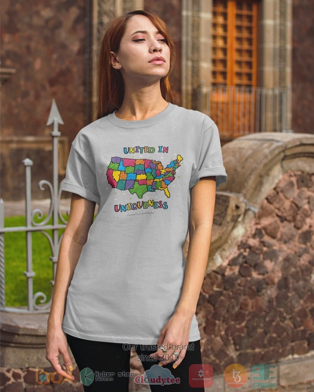 HOT Autism Awareness United In Uniqueness hoodie, shirt 3 Autism Awareness United In Uniqueness Shirt Hoodie 1 2