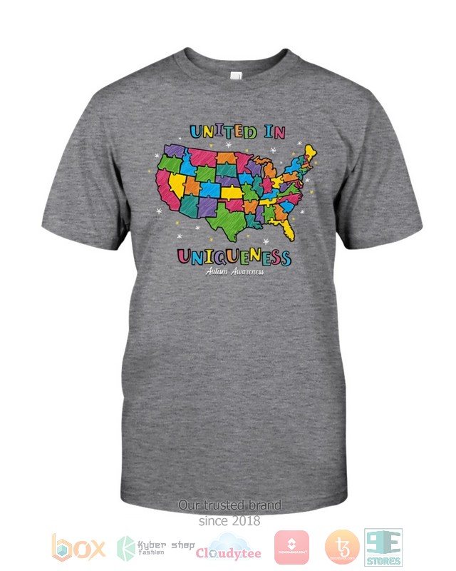 HOT Autism Awareness United In Uniqueness hoodie, shirt 4 Autism Awareness United In Uniqueness Shirt Hoodie 1 2 3