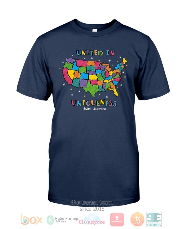 HOT Autism Awareness United In Uniqueness hoodie, shirt 6 Autism Awareness United In Uniqueness Shirt Hoodie 1 2 3 4 5