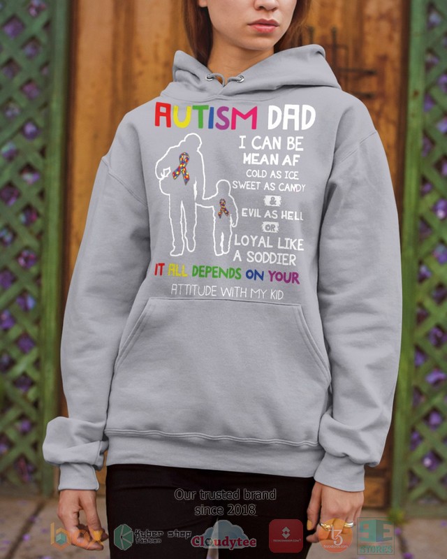 HOT Autism Dad It All Depends On Your Attitude With My Kid hoodie, shirt 13 Autism Dad It All Depends On Your Attitude With My Kid Shirt Hoodie 1 2 3 4 5 6 7 8 9 10 11 12