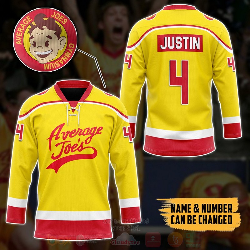 BEST Average Joe's Personalized Jersey Hockey 3 Average Joes Personalized Hockey Jersey 1 2