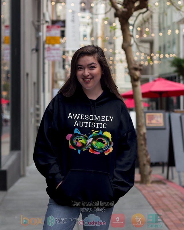 Awesomely Autistic Shirt Hoodie 1 2 3 4 5 6 7 8 9 10 11 12 13 14