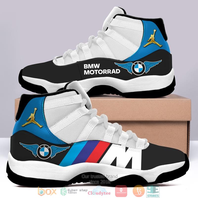 BMW Motorrad Black blue Air Jordan 11 Sneaker Shoes